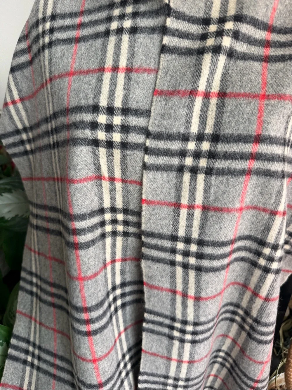 Burberry London Lambwool Throw/ Shawl Scarf.